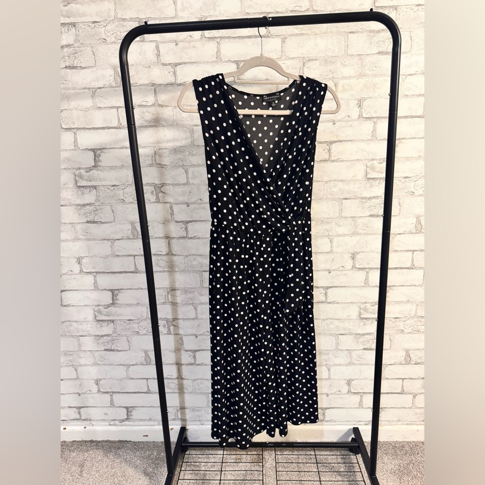 Polka Dot Sleeveless Jumpsuit